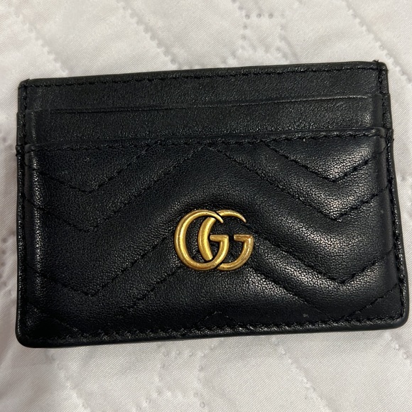 Gucci GG Marmont Card Case Black - Picture 4 of 5